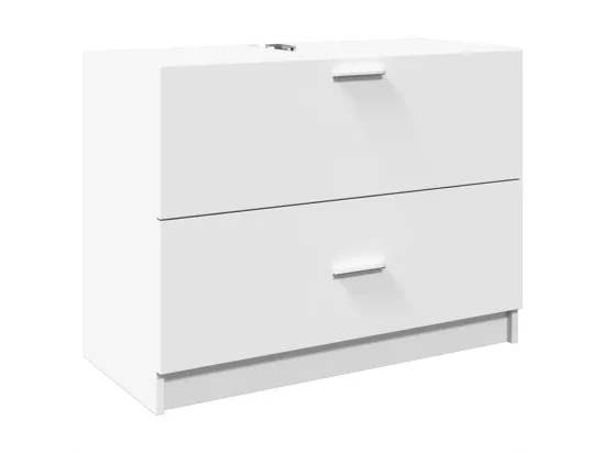 Armoire d'évier blanc 78x37x59 cm bois d'ingénierie