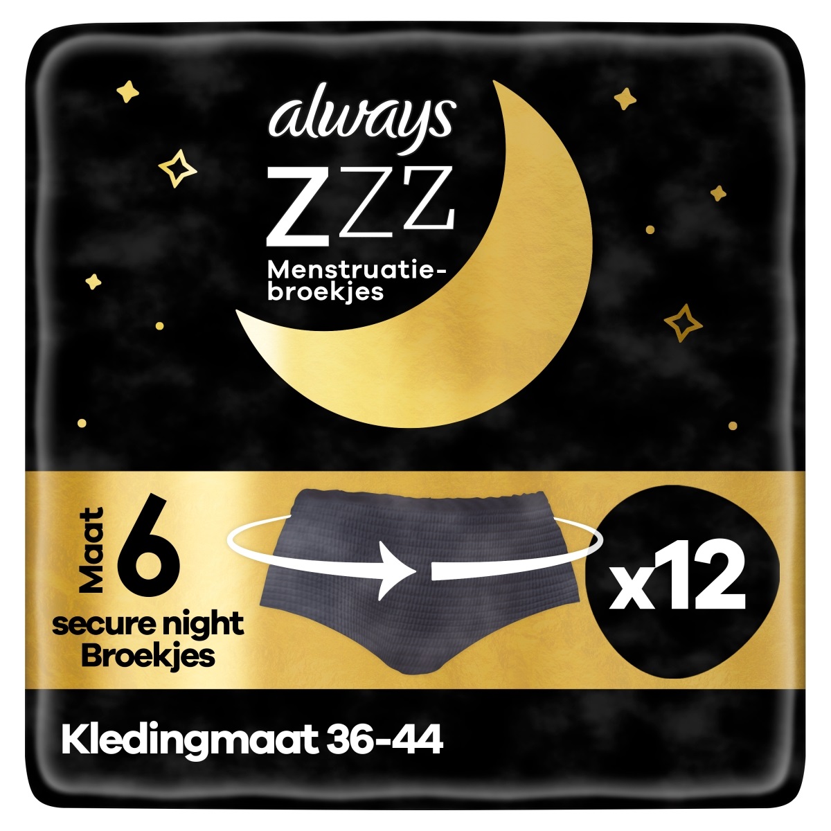 Always Menstruatieslip Size 6 (12 stuks)
