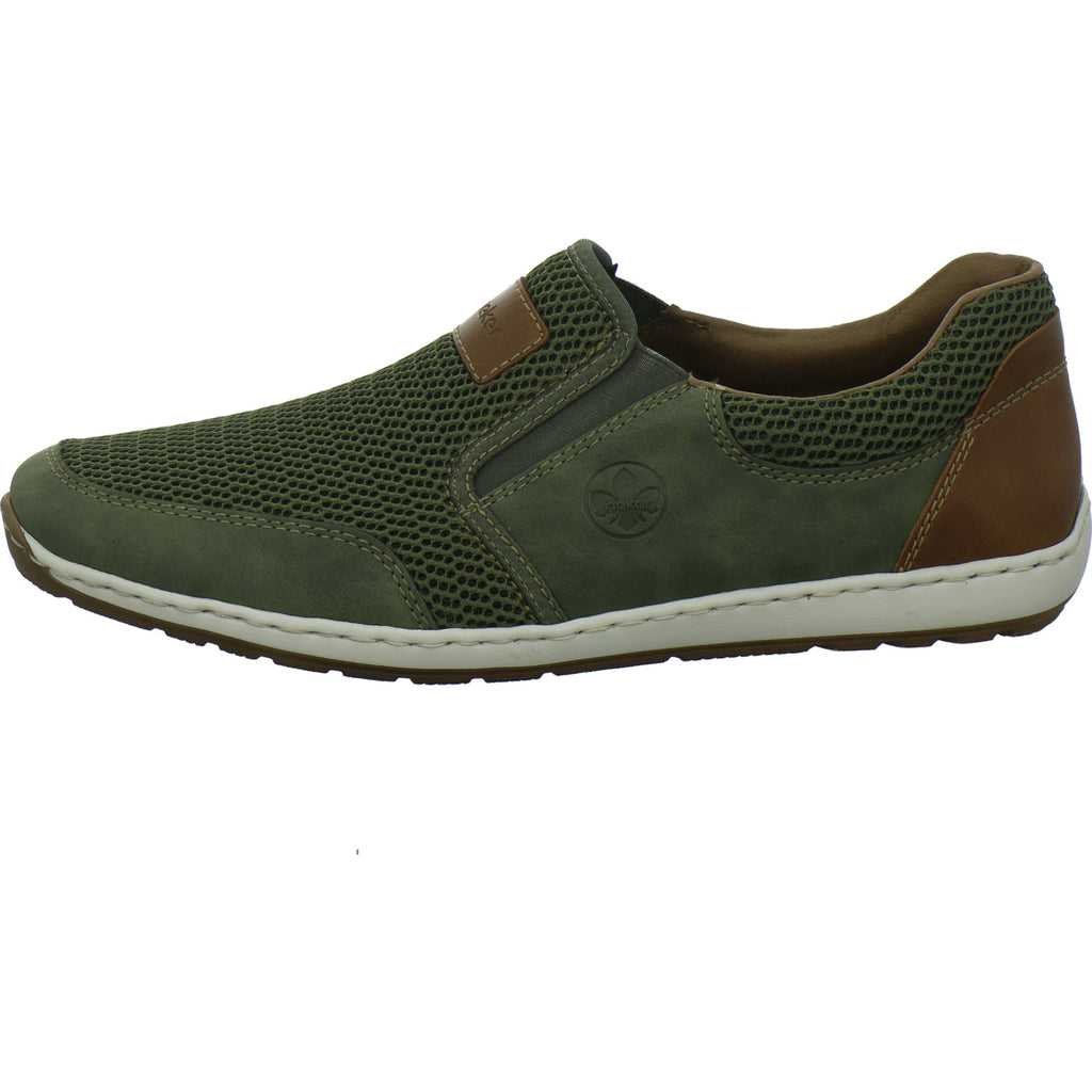 Rieker Slipper Herren oliv