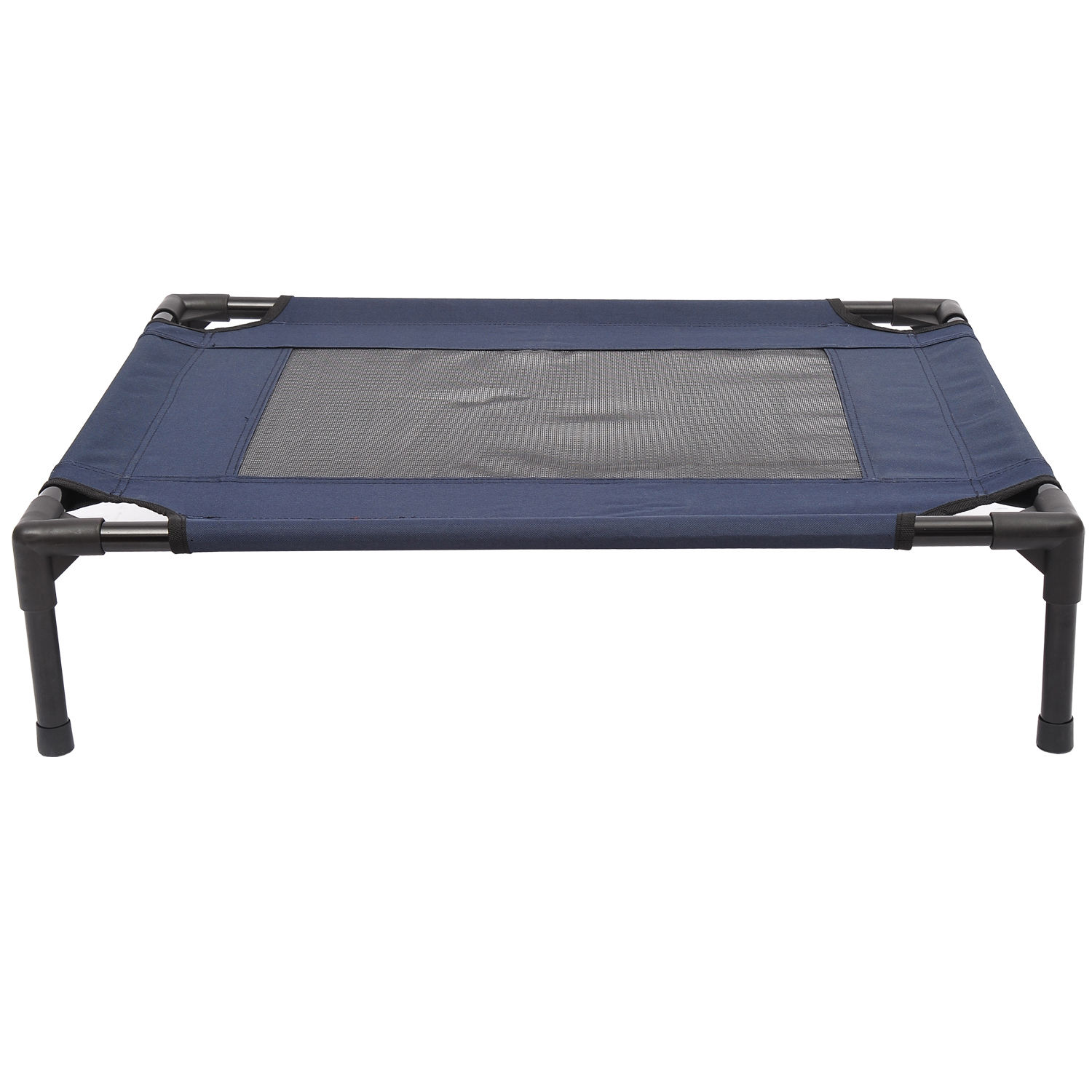 PawHut Hundebett erhöht und leicht zu reinigen blau 76,2L x 61B x 18H cm