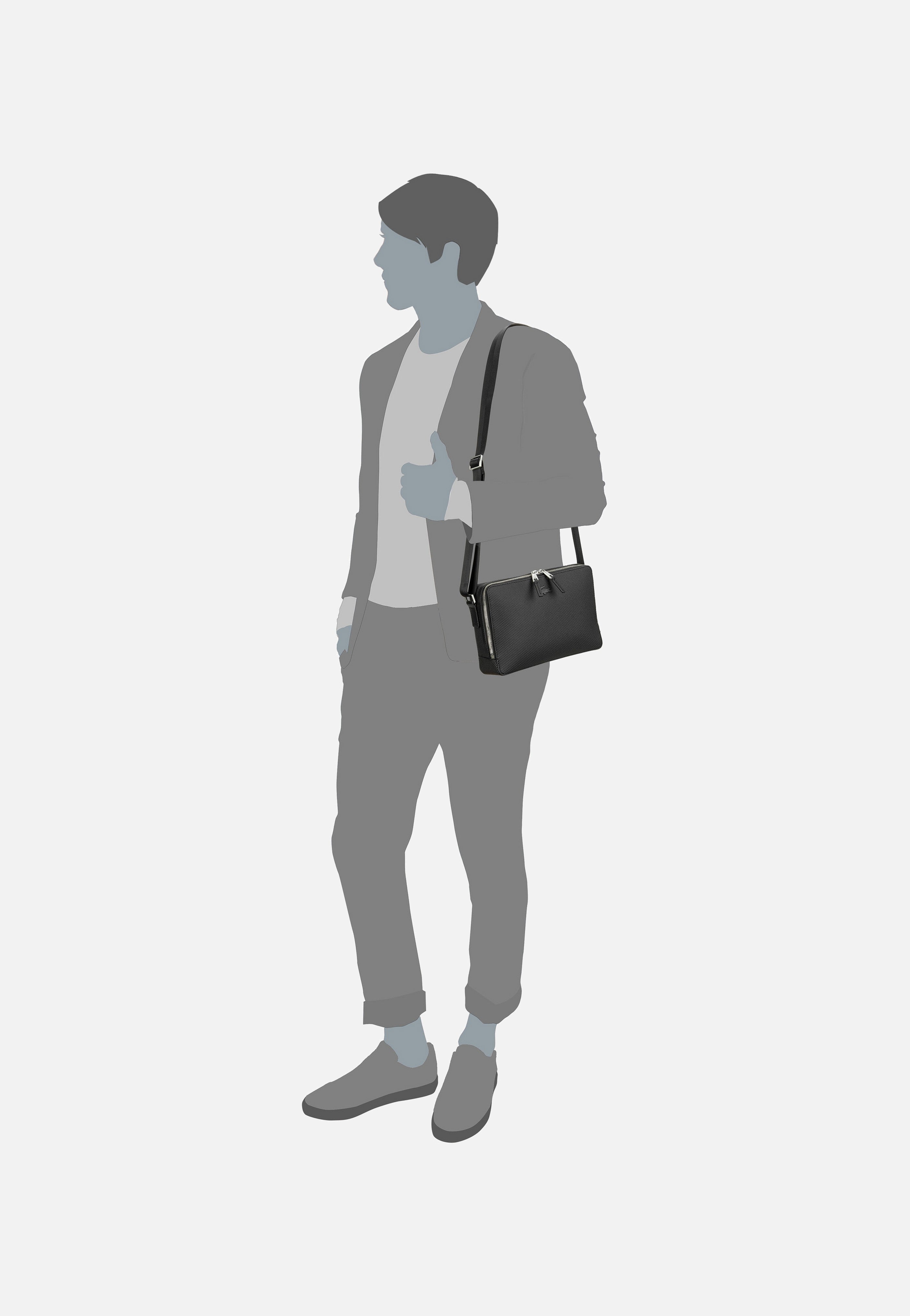 Chantaco Reporter Bag 3270 Black - Crossbody Bag