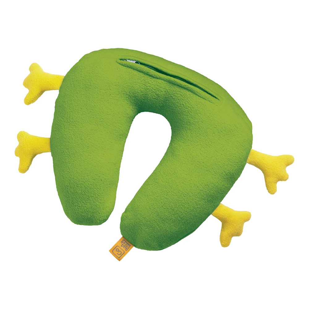 Kids Neck Pillow Kinder Nacken Kissen Reise Kopfstütze (2690G) - Grün