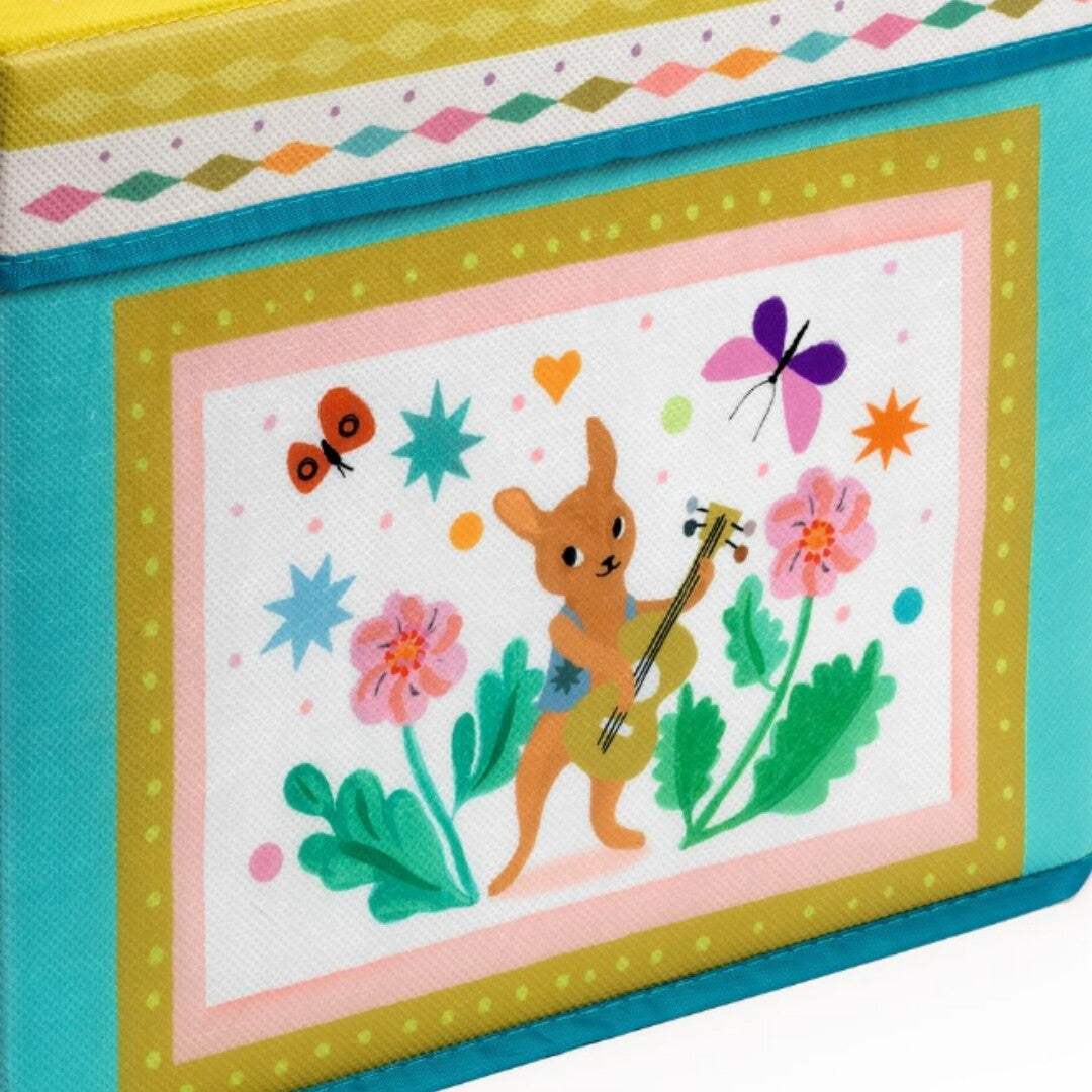 Djeco opbergpoef boho - 29x25 cm