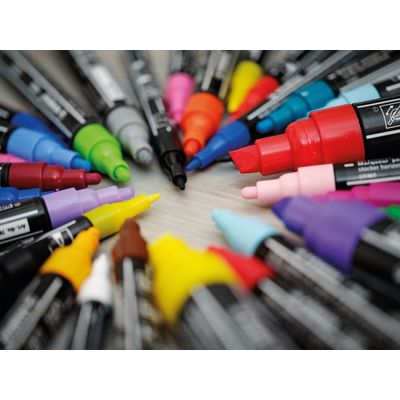 STABILO FREE Candy - Pack de 5 marqueurs acryliques - pointe moyenne - T300