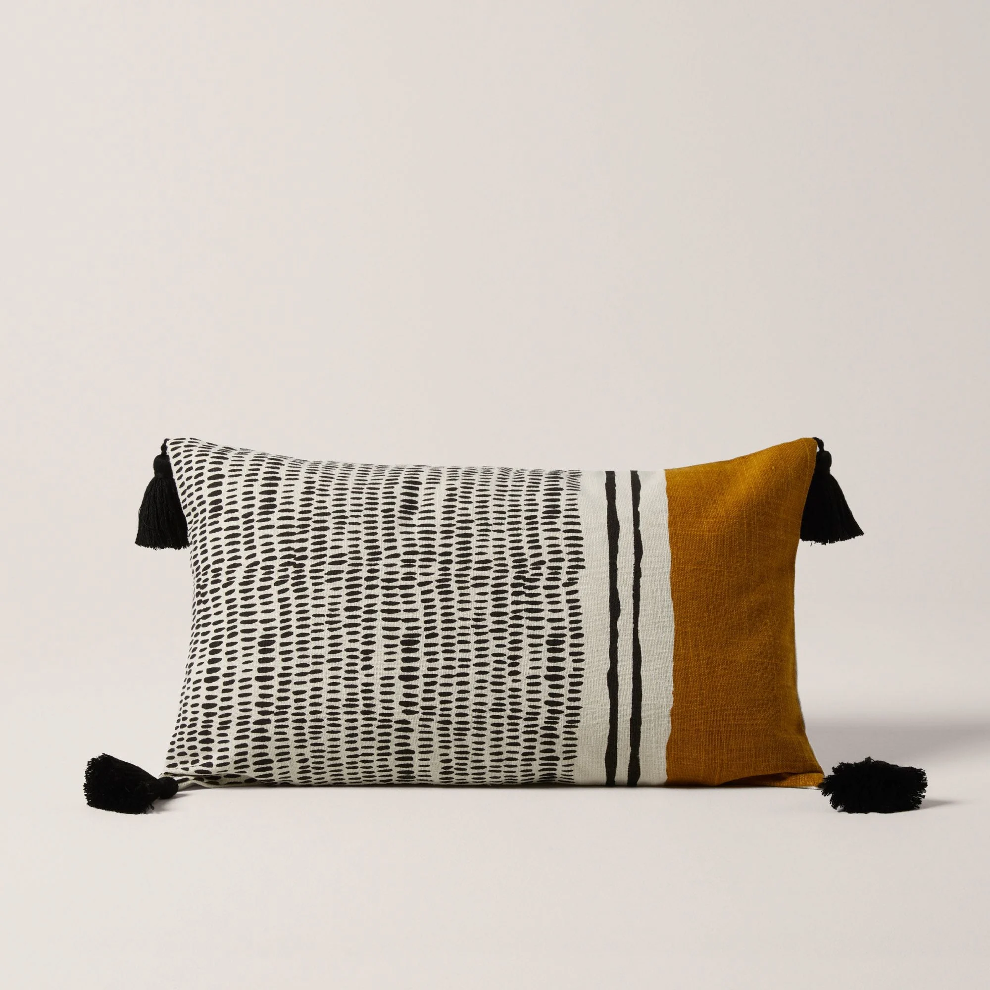 MAHDI - Housse de coussin | Jaune