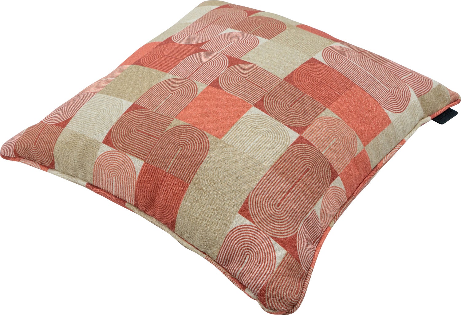 Madison sierkussen Jacky oranje / beige 50 x 50 cm
