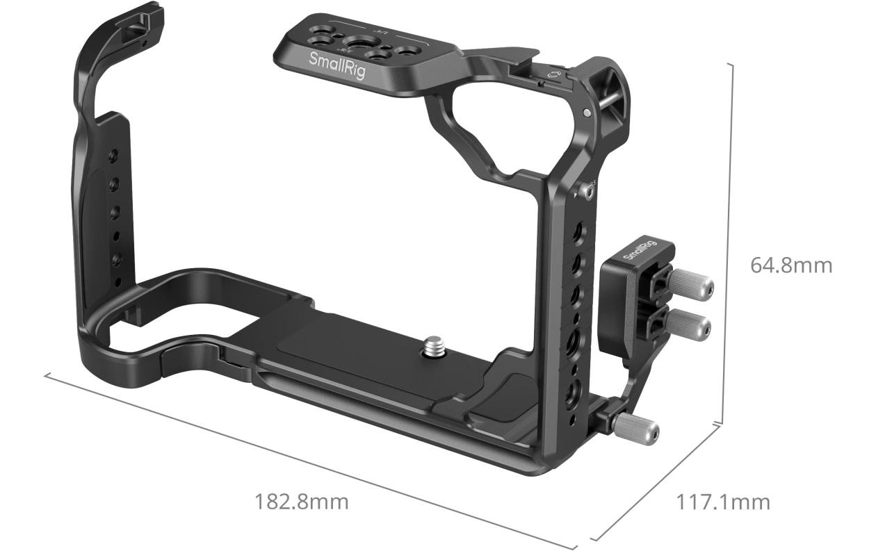 Cage Kit für FUJIFILM GFX100S II<br>Schützt die Kamera und bietet Anschlussmöglichkeiten