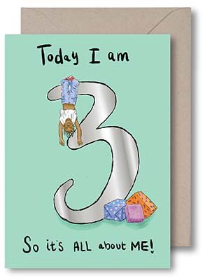 Today I Am 3 Card