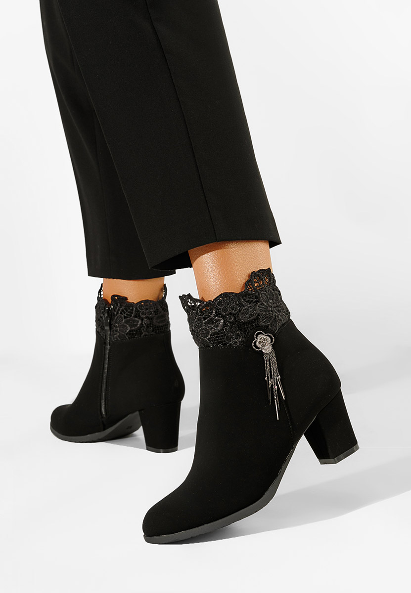 Bottines élégantes noires Natira