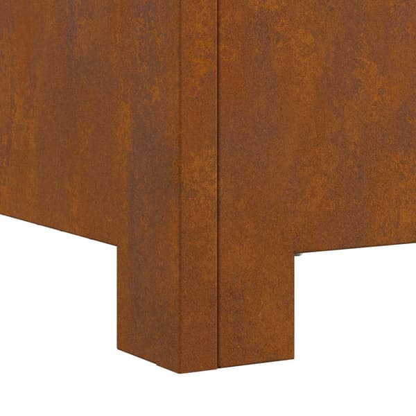 vidaXL Peisfyring Fyrkantet 60x60x30 cm Værbestandig Stål