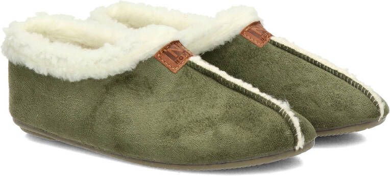 Nelson Home pantoffels groen