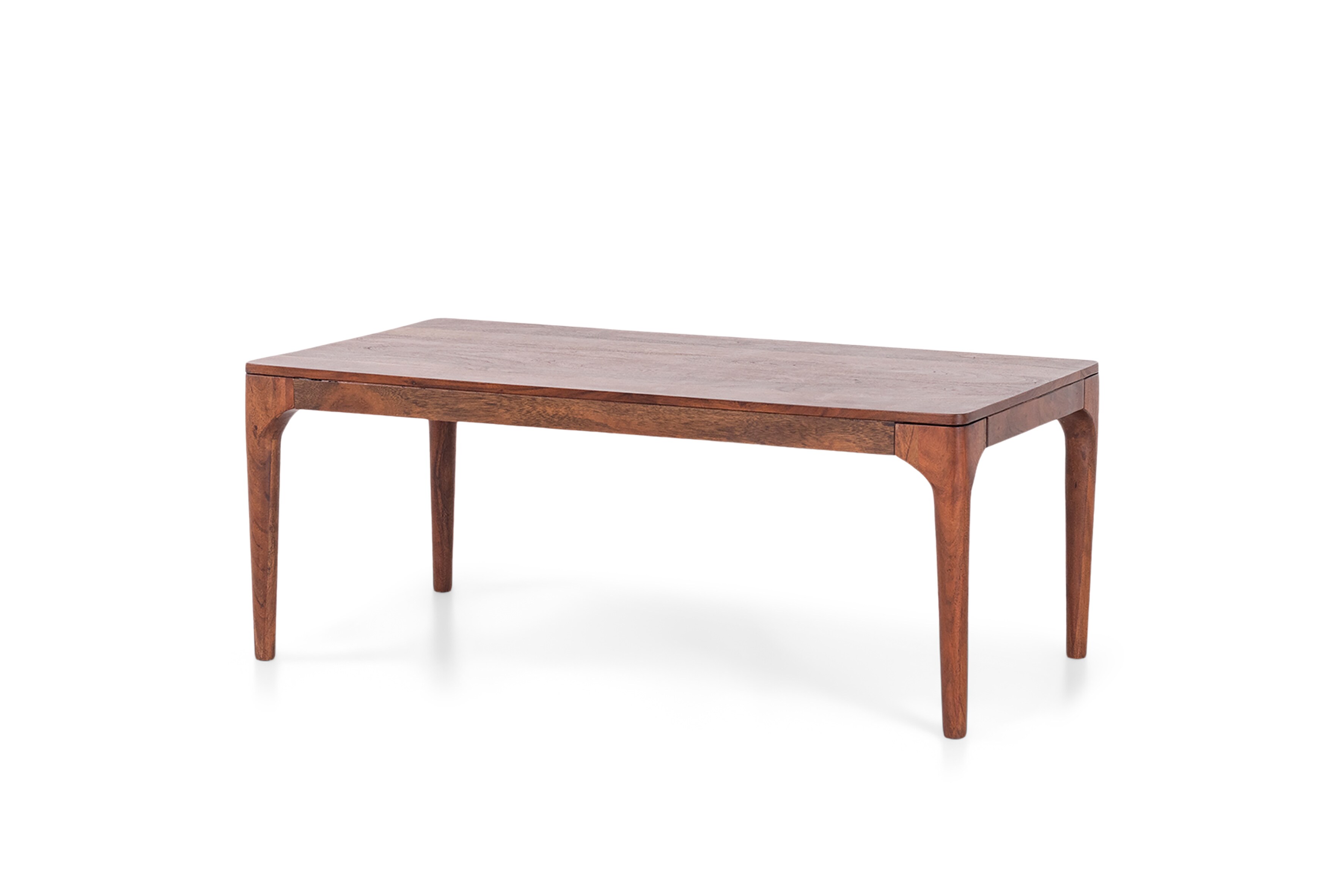 byLIVING Couchtisch BOSSE, Breite 115 cm, Akazie braun, abgerundete Kanten