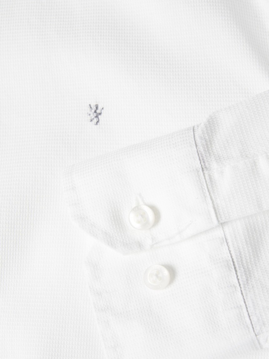 Camisa slim fit de algodão