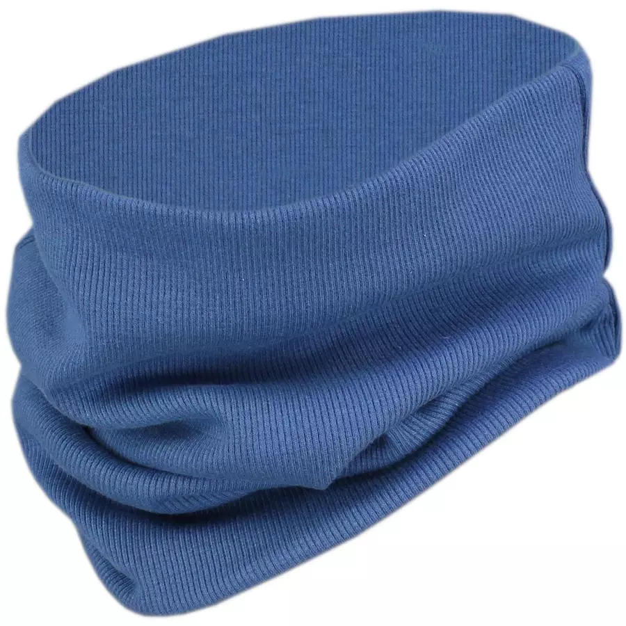TupTam Unisex Kinder Beanie Mütze Schlauchschal Set denim