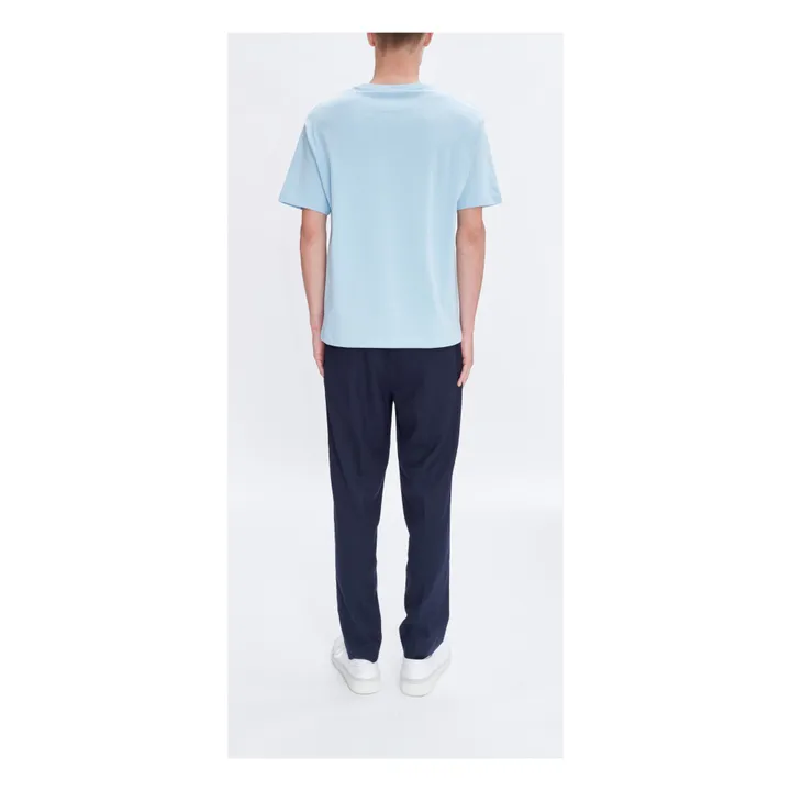 A.P.C. T-shirt Kyle Coton Bio | Bleu ciel