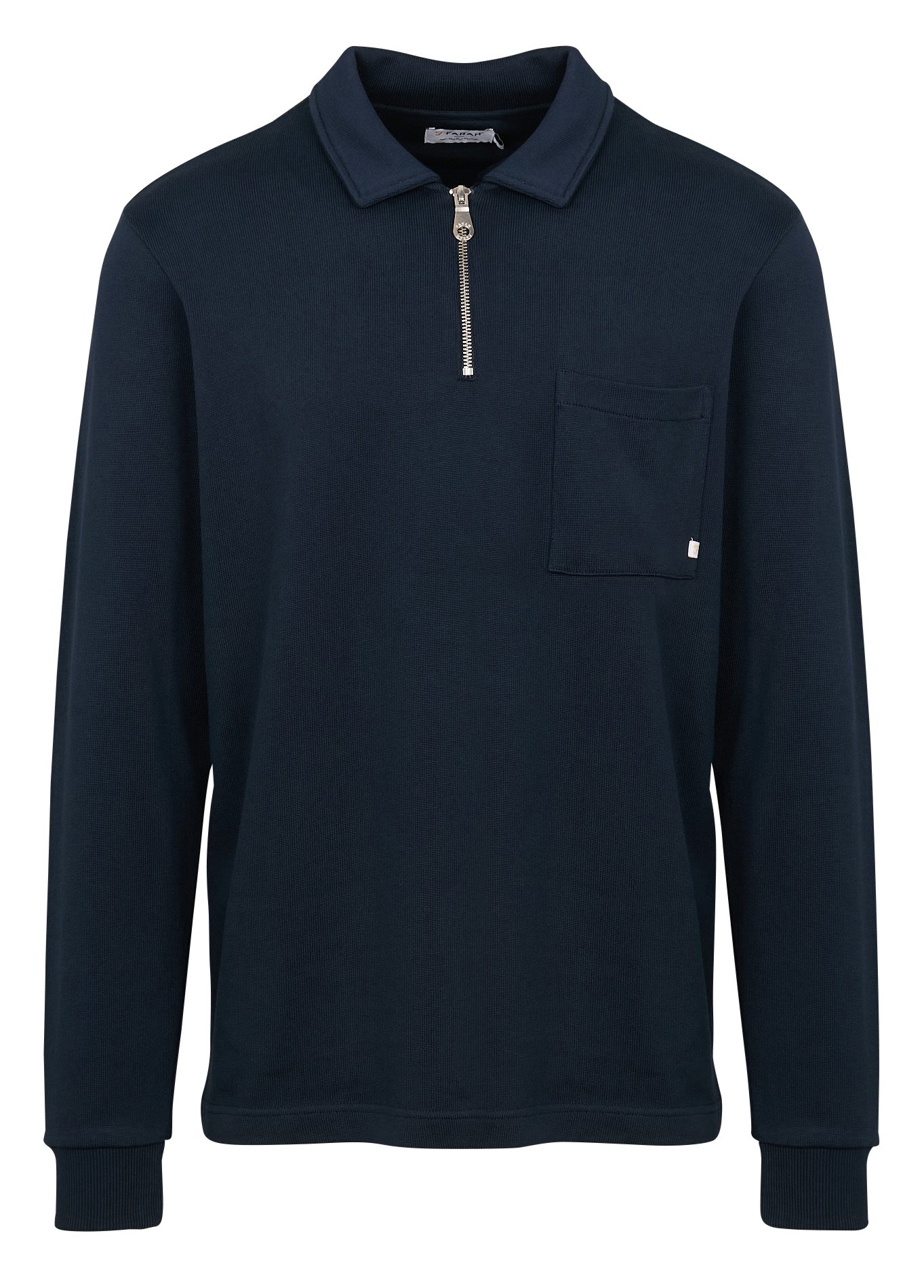 CRESTON - Pull droit en coton bio | Bleu