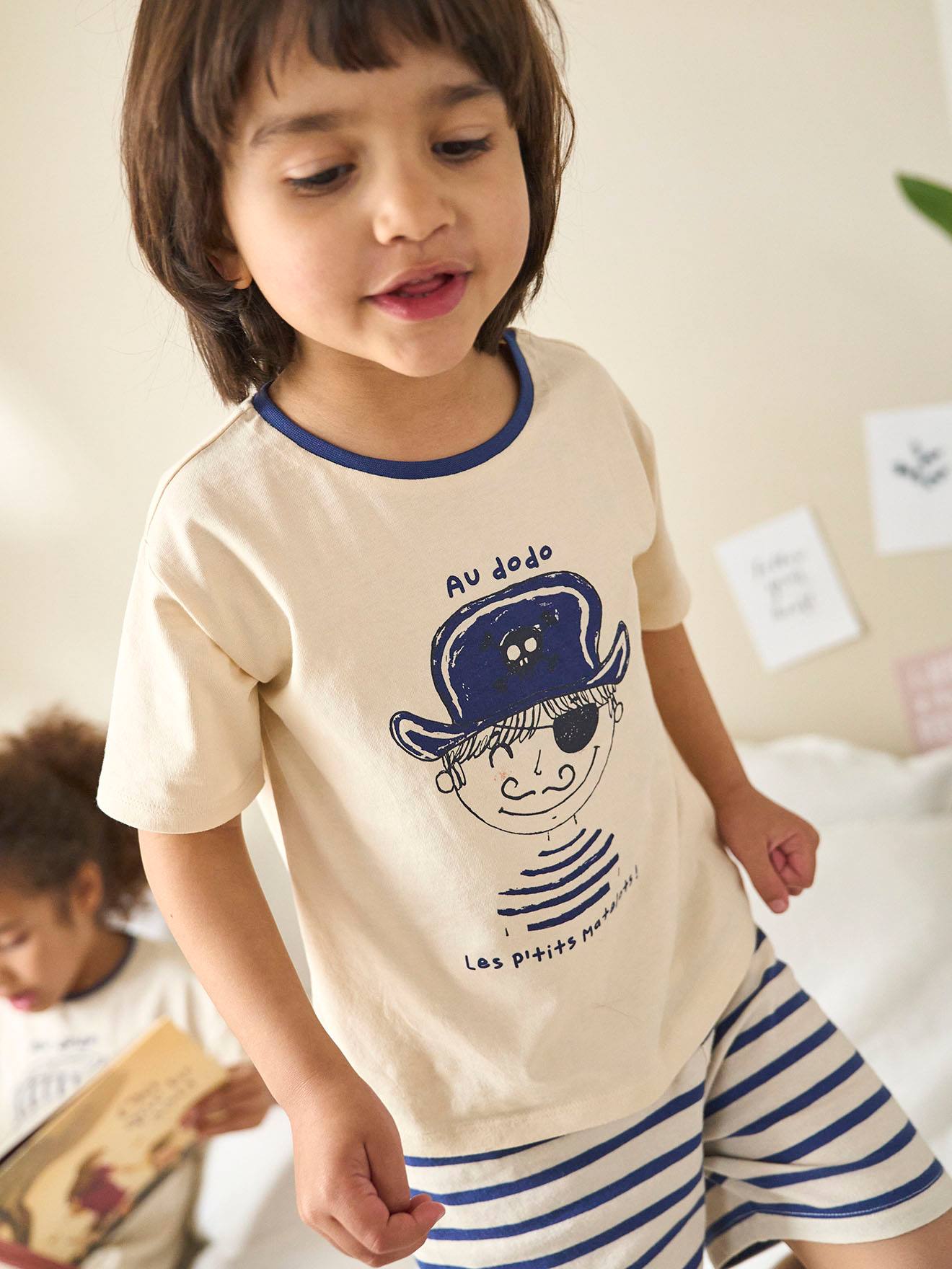 Pijama com shorts para meninos