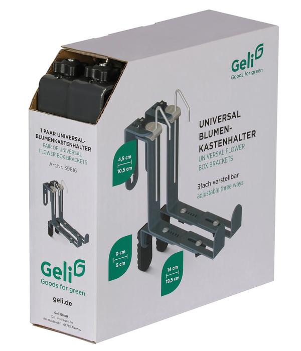 Geli Universal-Blumenkastenhalter