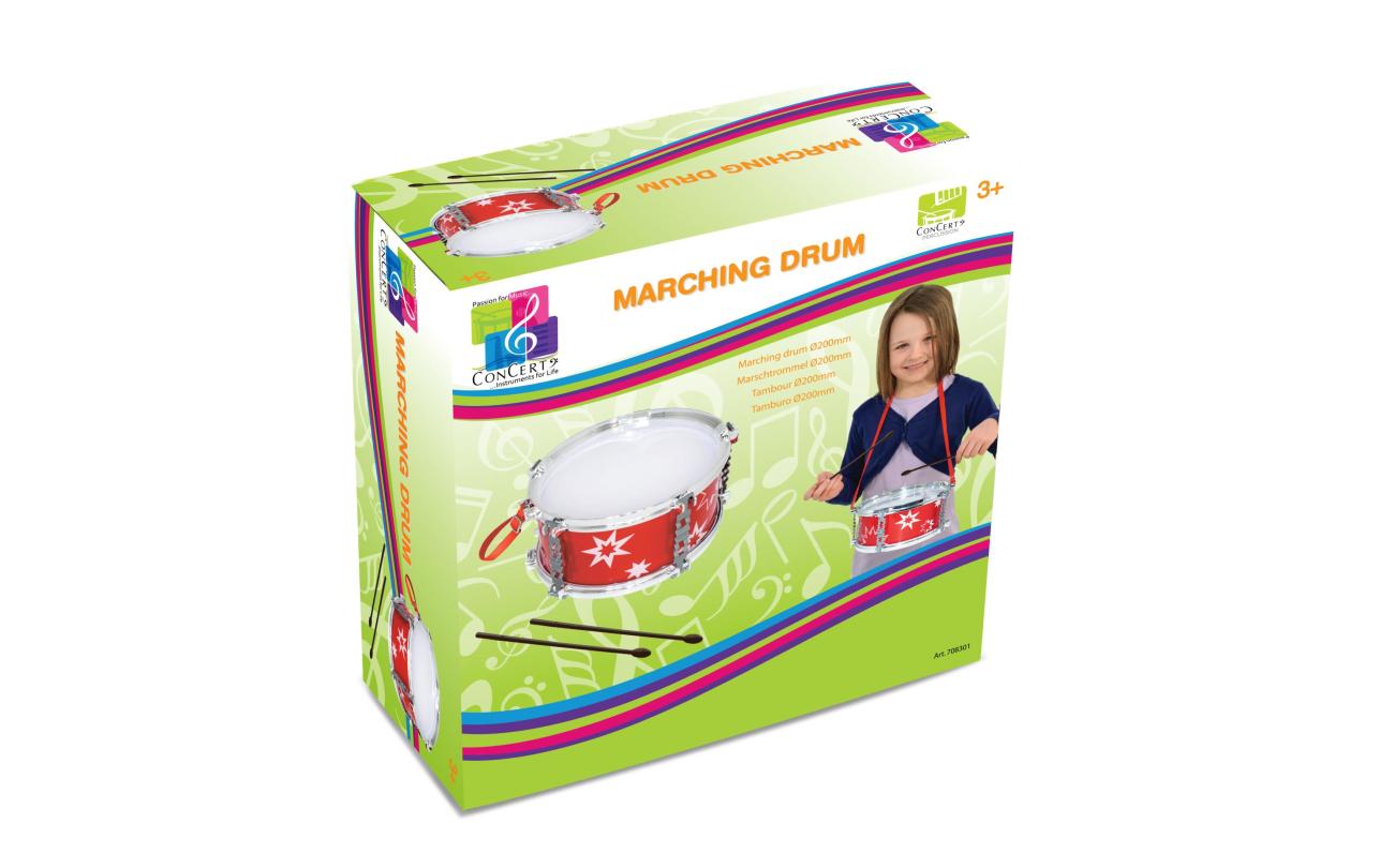 Trommel 20cm met schouderbandje