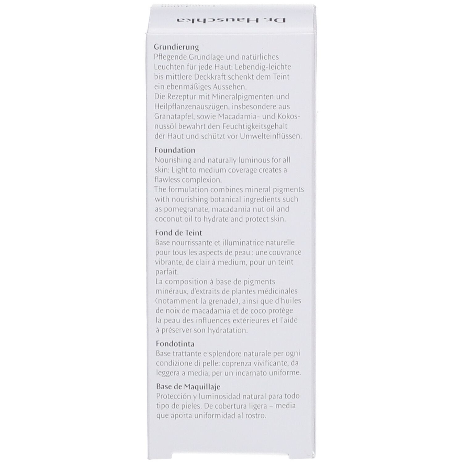 Dr. Hauschka Foundation 04 hazelnut 30ml
