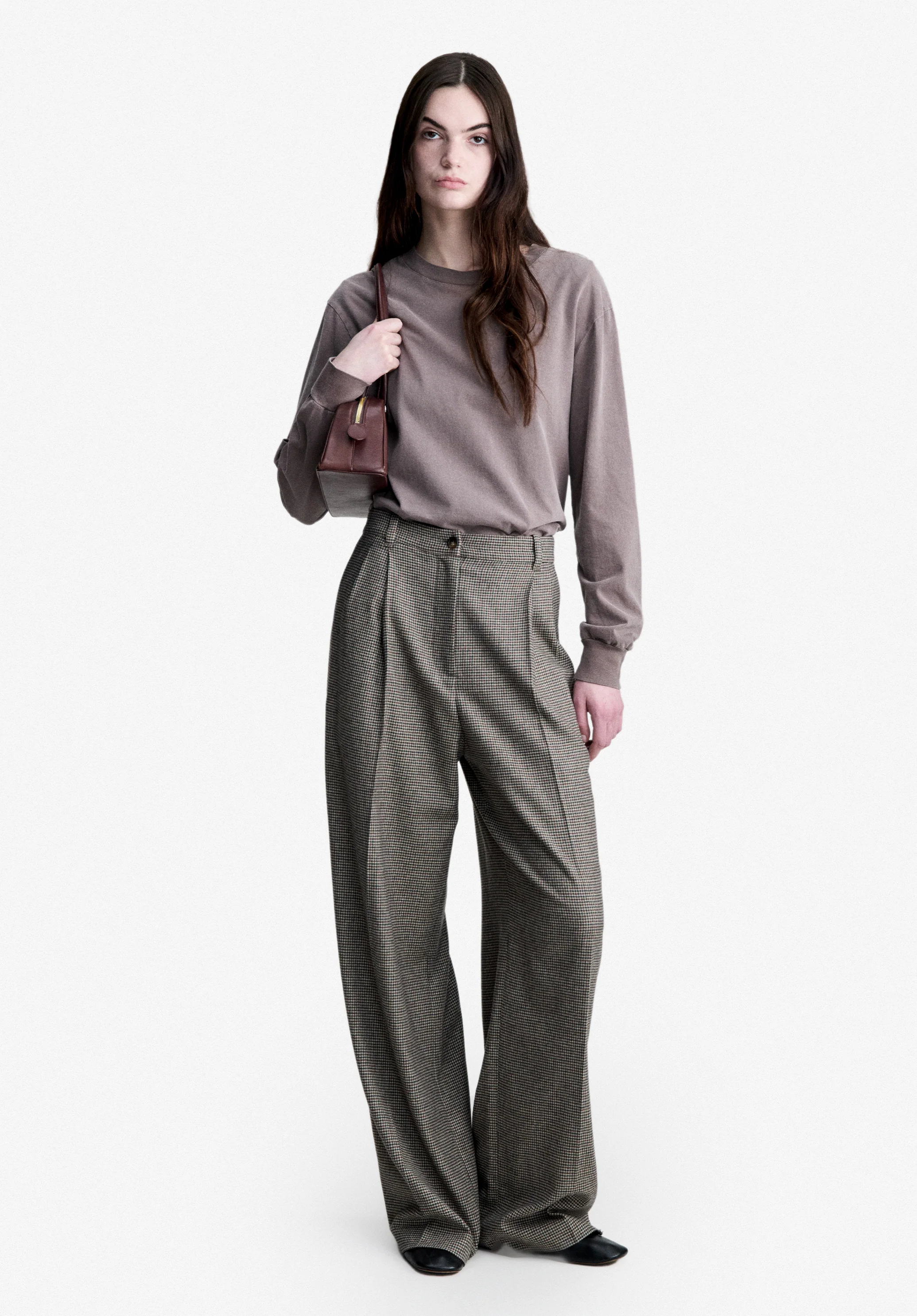 T-Shirt manches longues A.P.C. Hiver 26 marron noisette - Noisette