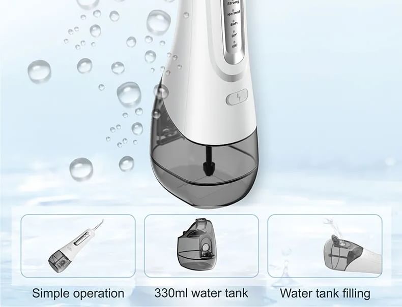 HOMTEC - USB oplaadbare waterflosser