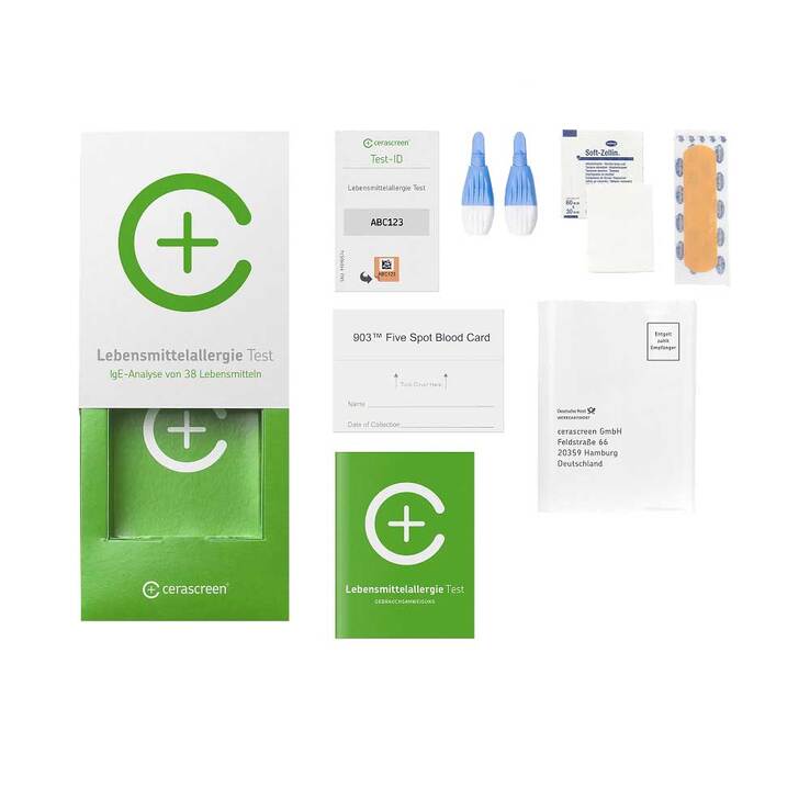 cerascreen® Lebensmittelallergie Test, 1 St