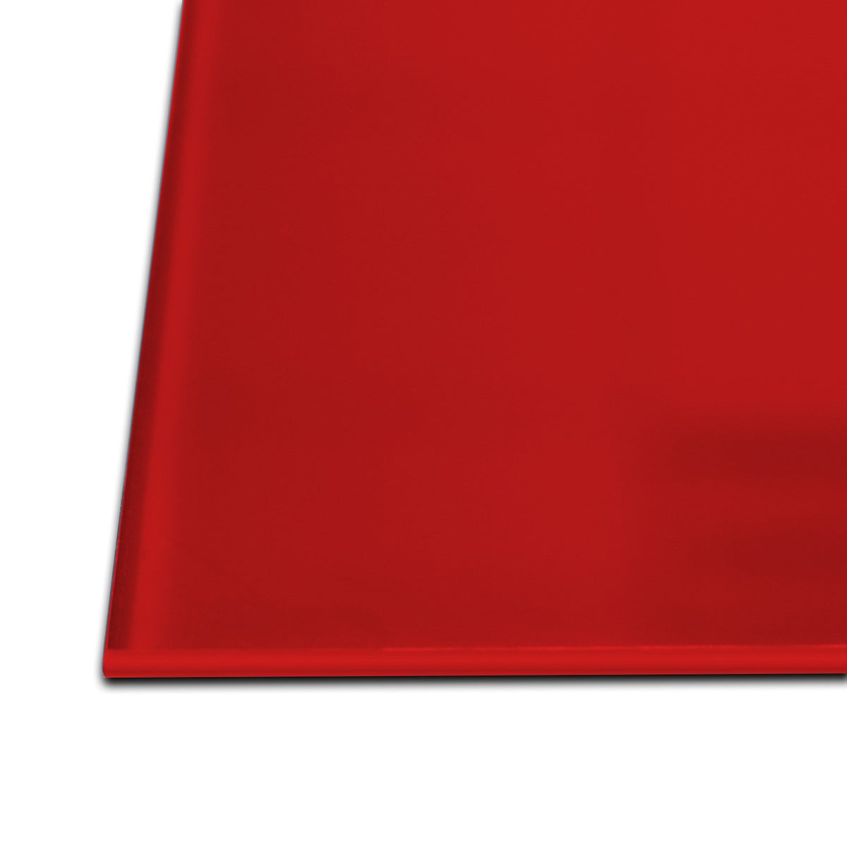 MIO Design Glas Magneetbord - Stijlvol glasbord voor thuis en op kantoor - beschrijfbaar en magnetisch glasbord - 65x100 cm Rood