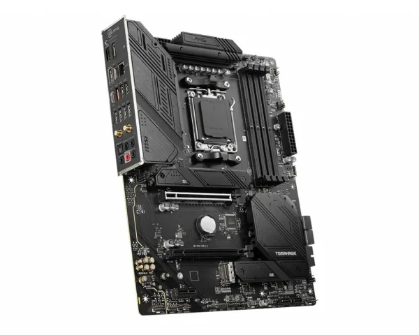 MSI MAG B650 TOMAHAWK WIFI - Bundkort - ATX - Socket AM5 - AMD B650 Chipset - USB 3.2 Gen 1, USB 3.2 Gen 2, USB-C 3.2 Gen2, USB-C 3.2 Gen 2x2 - 2.5 Gigabit LAN, Wi-Fi 6E, Bluetooth - onboard grafik (CPU påkrævet) - HD Audio (8-kanaler)