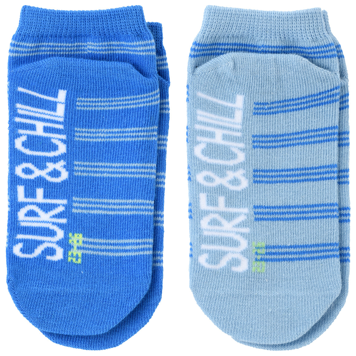 Famy 5 Paar Jungen Sneaker-Socken im Set hellblau / blau / weiss