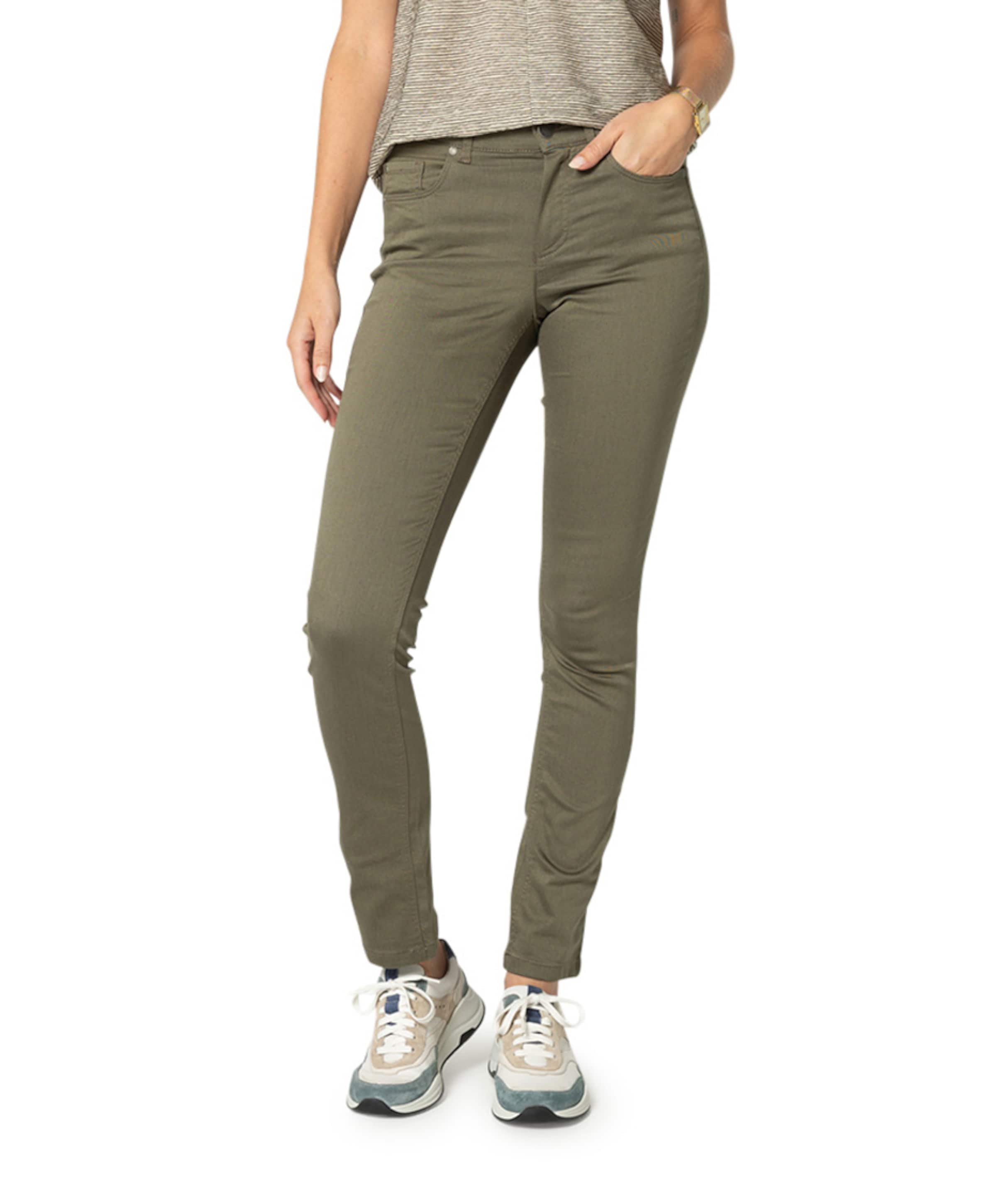 Enjoy 5 Pocket Super Stretch Lang dames broek groen