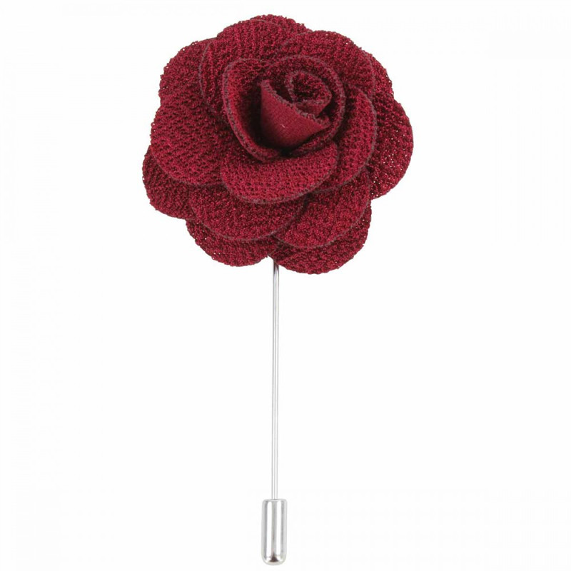Epingle à col Epingle Fleur. Acier rhodié Fantaisie