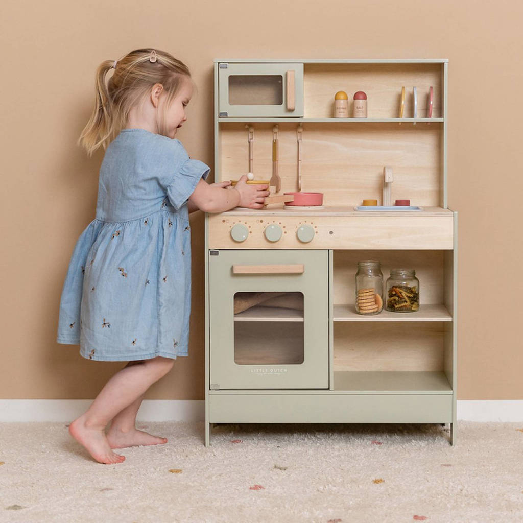 houten speelkeuken mint