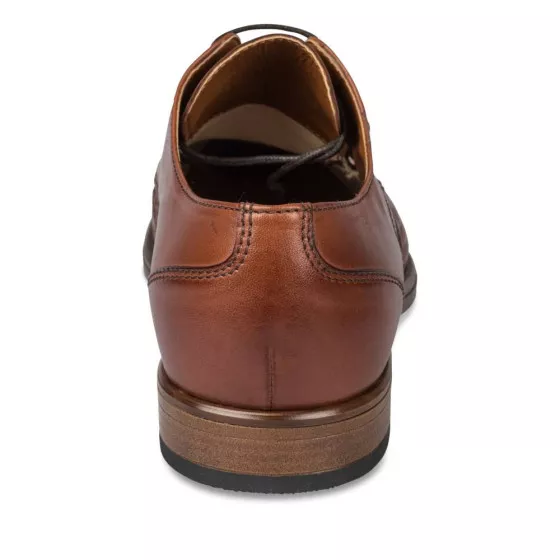 Derbies COGNAC B-BLAKE CUIR