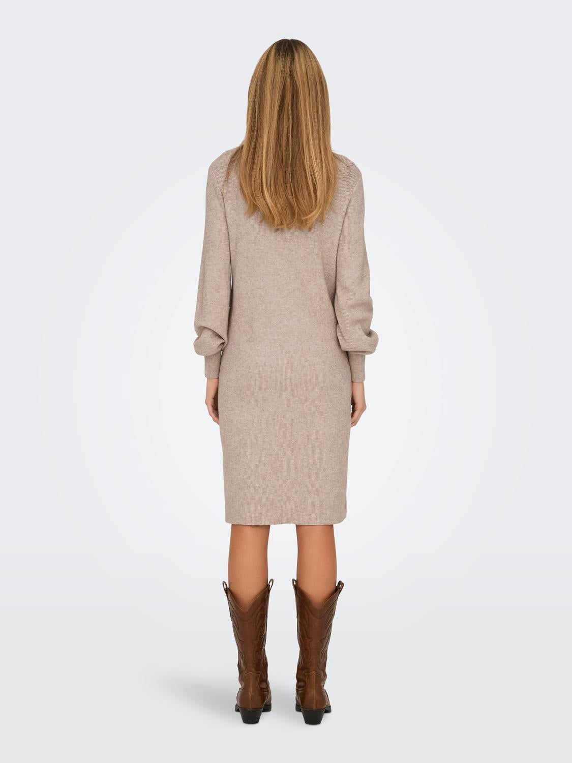 ONLKATIA Midikleid Mocha Meringue