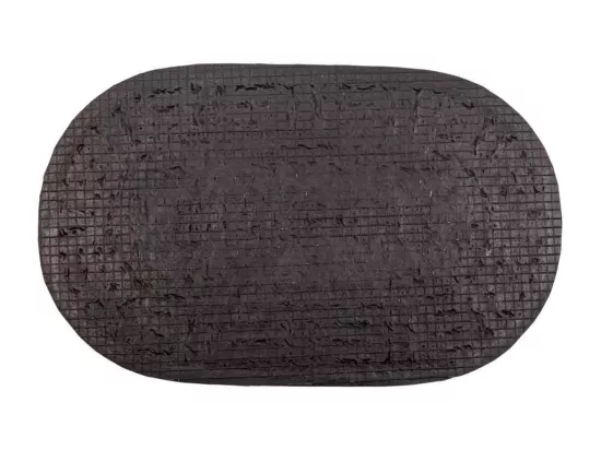 Paillasson ovale en coco naturel 45x75h