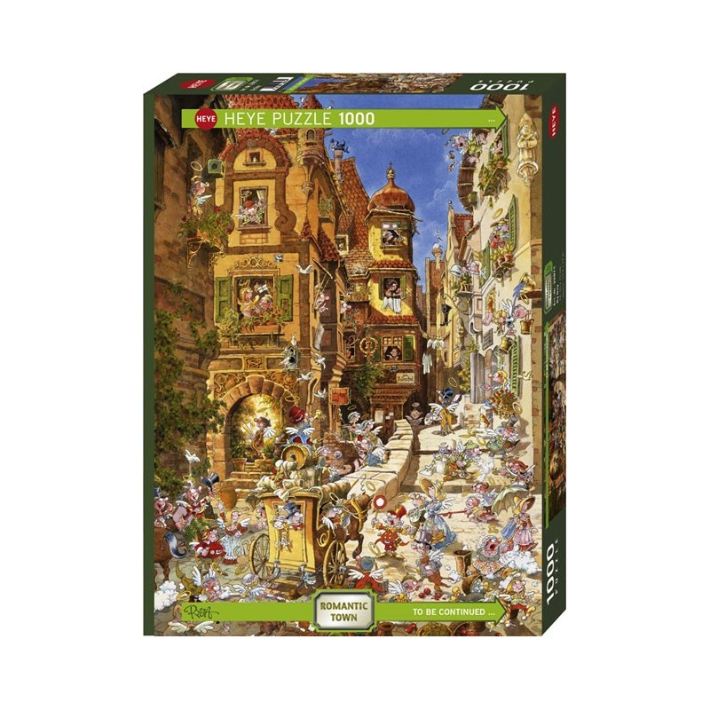 Puzzle 1000 pièces - Romantic Town By Day