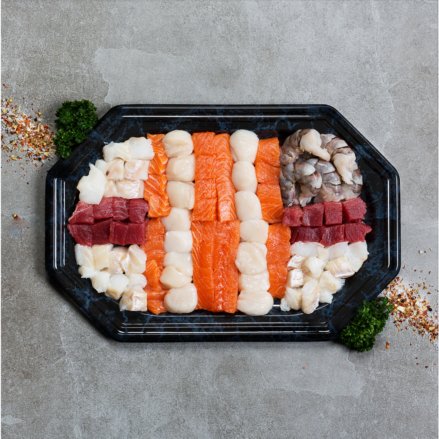 Fisch-Fondue max. 46x30cm