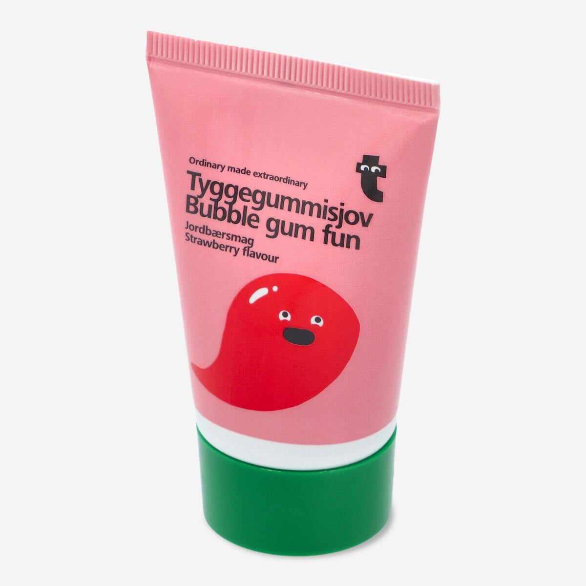 Bubble gum sjov. Jordbærsmag