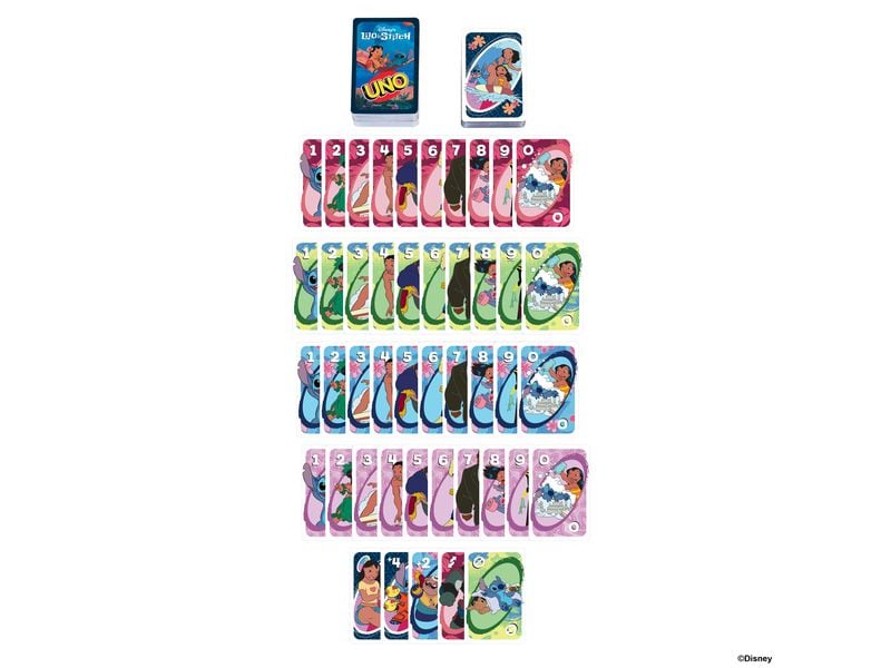 Mattel Spiele UNO Lilo und Stitch Disneys Lilo und Stitch Kartenspiel