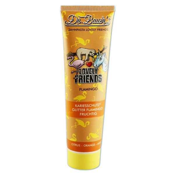 Dr. Bauer's Zahnpasta Lovely Friends Flamingo Zahnpasta (90 ml)