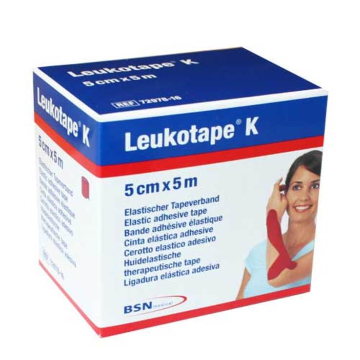 Leukotape K 5cm rot, 1 St