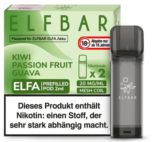 Elfbar Elfa Pod Kiwi Pass.Fr.Guava 20mg