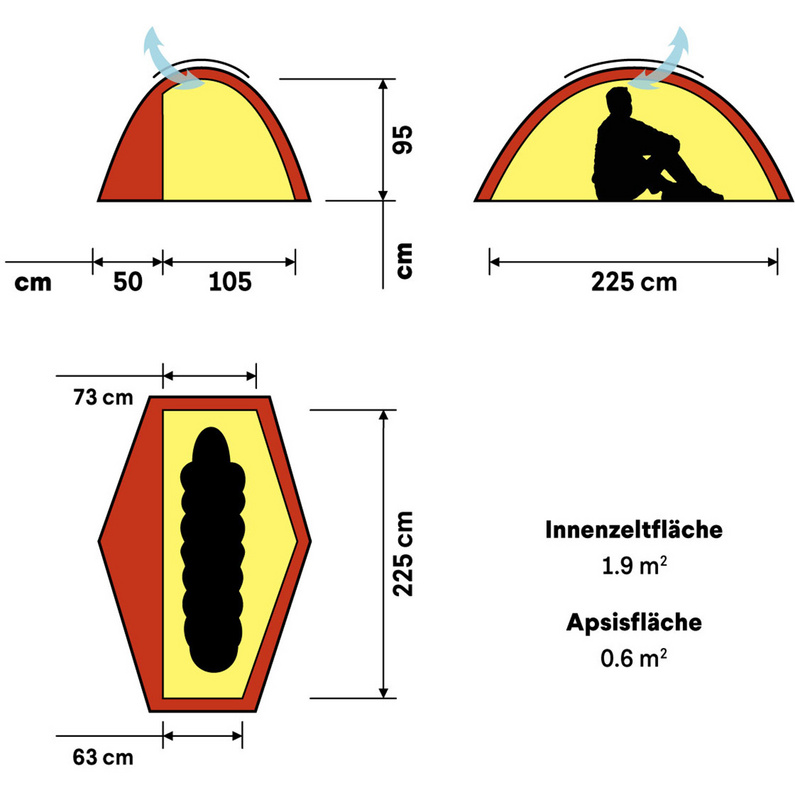 Hilleberg Soulo BL Zelt