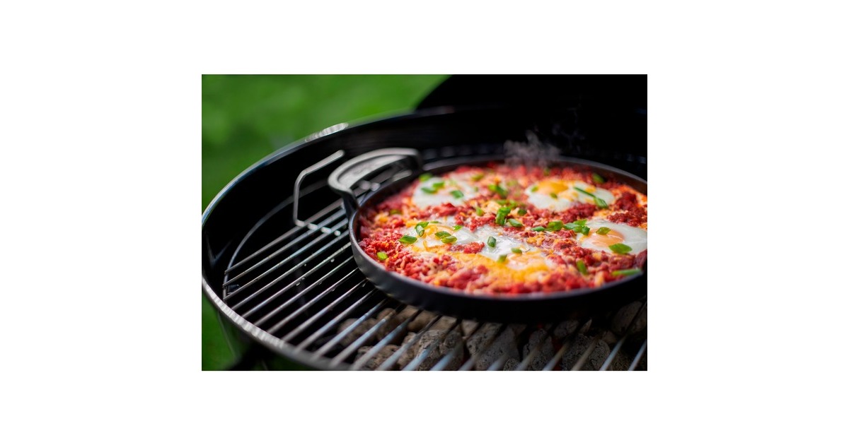 WeberBakplaat - Gourmet BBQ System grillroosters grillplaat  (Zwart)