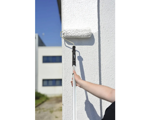 Gevelrol, 27 cm werkbreedte, met aluminium telescoopsteel 112-200 cm