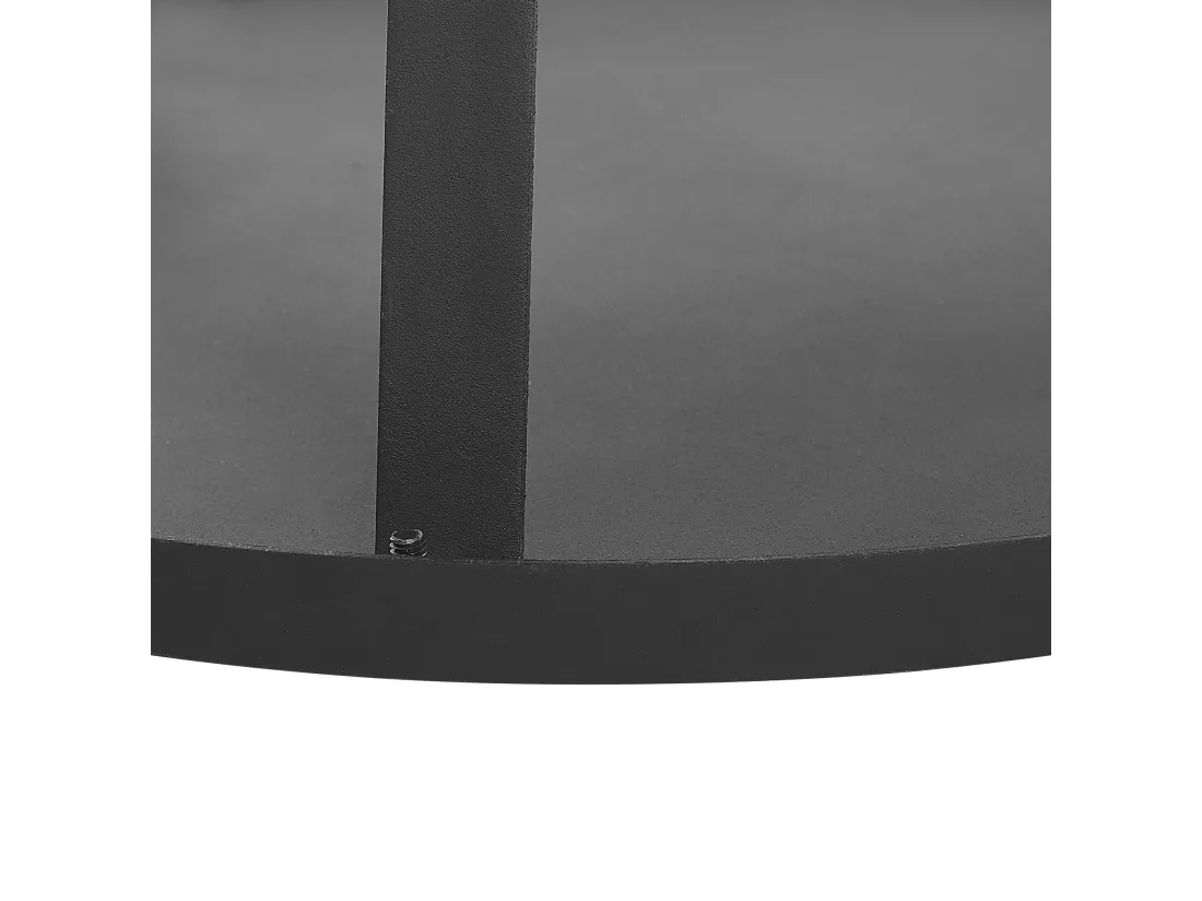 Foyer avec grille PULO Métal Noir