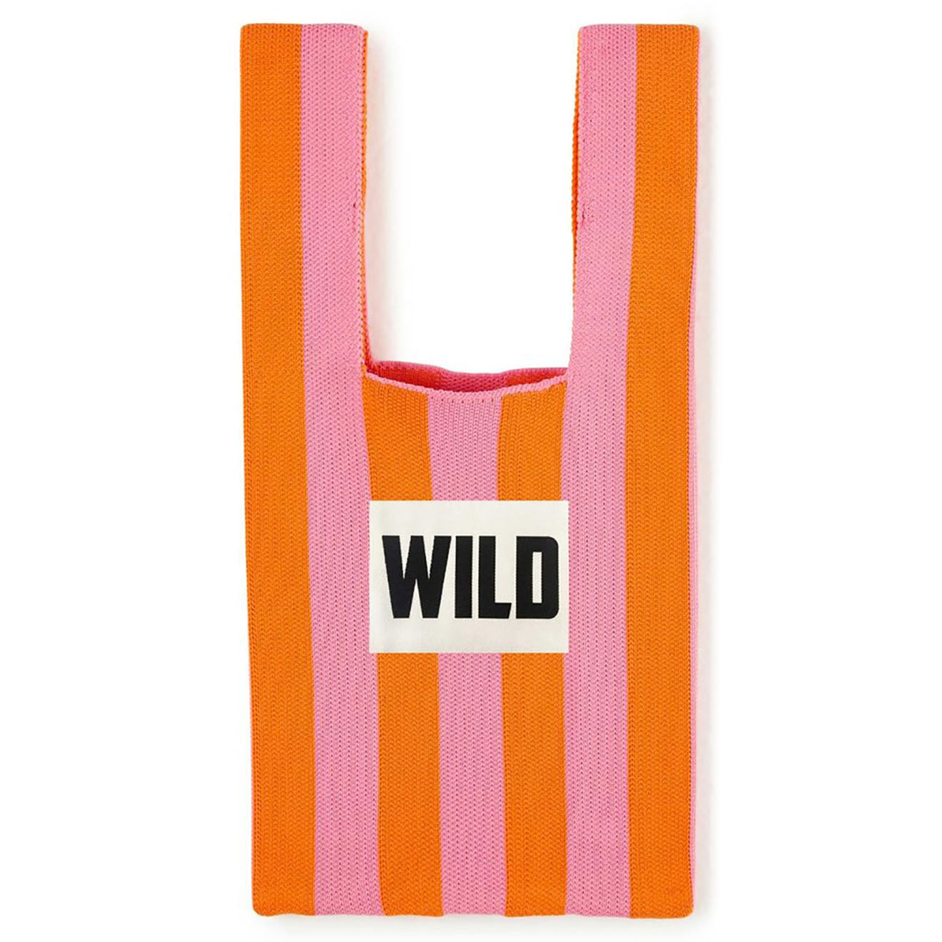 Wild Sac en maille Market rose/orange - 30x25 cm