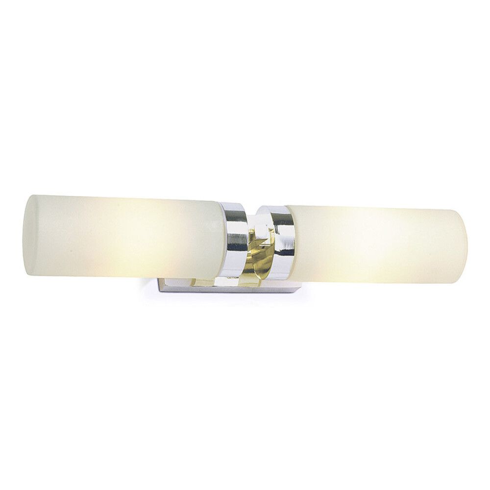 VEGGLAMPE MARKSLÖJD STELLA 2 KROM/HVIT