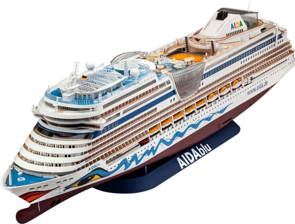 REVELL 05230   Modellbausatz Cruiser Ship AIDAblu, AIDAsol, AIDAmar, AIDAstella 1:400, ab 12 Jahre